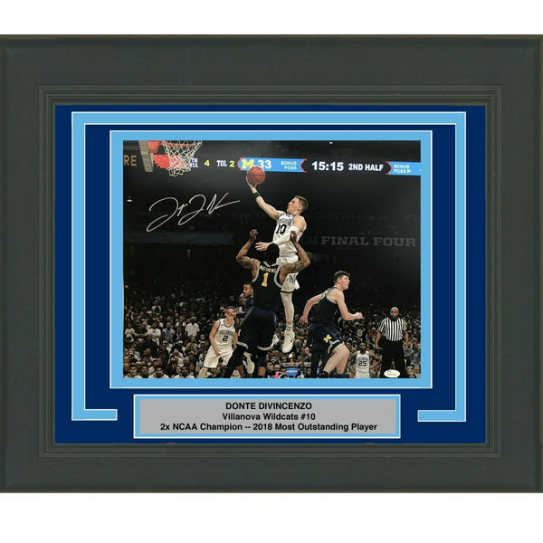 FRAMED Autographed/Signed DONTE DIVINCENZO 2018 Villanova 16x20 Photo JSA COA