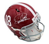 Derrick Henry Signed Alabama Crimson Tide Speed Full Size #18 Decal NCAA Helmet
