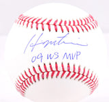 Hideki Matsui Autographed Rawlings OML Baseball w/WS MVP- Beckett W Hologram