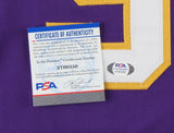 Robert Horry Signed Lakers Jersey (PSA COA) Los Angeles 7xNBA Champion / Forward