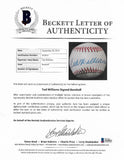 Ted Williams Signed Boston Red Sox American League Baseball Beckett BASA52812