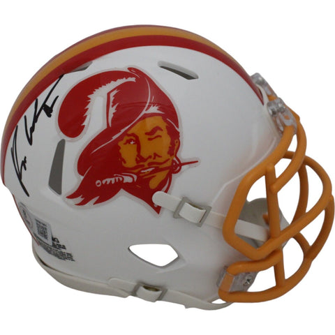 Rachaad White Autographed Tampa Bay Buccaneers TB Mini Helmet Beckett 48003