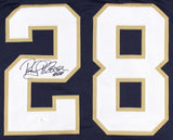 Rocky Bleier Signed Notre Dame Fighting Irish Highlight Stat Jersey (JSA COA)