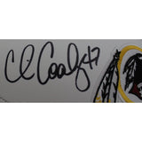 Chris Cooley Autographed Washington Redskins Logo Football HTTR Beckett 48022