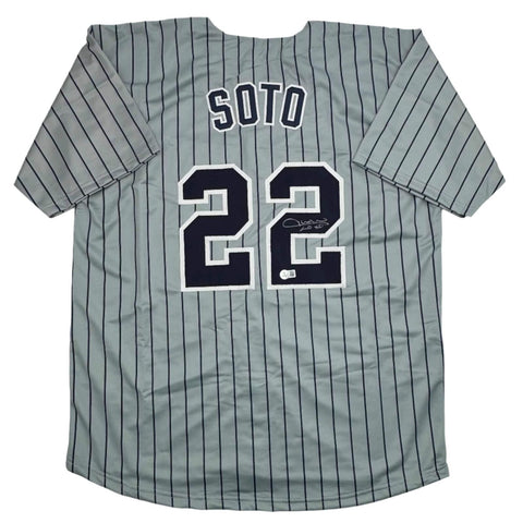 Autographed/Signed Juan Soto New York City Connect Baseball Jersey Beckett COA