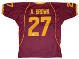 ANTONIO BROWN SIGNED AUTOGRAPHED CENTRAL MICHIGAN CHIPPEWAS #27 JERSEY JSA