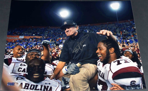 STEVE SPURRIER SIGNED AUTOGRAPHED SOUTH CAROLINA GAMECOCKS 16x20 PHOTO COA