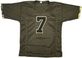 DALLAS COWBOYS TREVON DIGGS AUTOGRAPHED ARMY GREEN JERSEY BECKETT WITNESS 233654