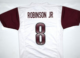 Brian Robinson Jr. Autographed White Pro Style Jersey-Beckett W Hologram *Black