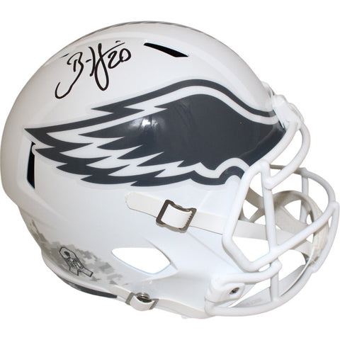 Brian Dawkins Autographed Philadelphia Eagles F/S 24 STS Helmet Beckett 48875