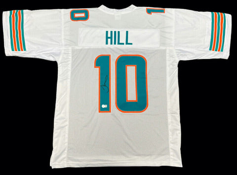 Tyreek Hill Signed Miami Dolphins Jersey (Beckett) 6xPro Bowl Wide Receiver