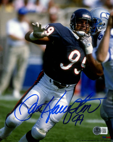 Dan Hampton Autographed Chicago Bears 8x10 Photo Beckett 45622