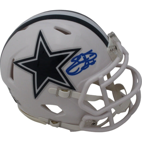 Emmitt Smith Autographed Dallas Cowboys 22 Alt Mini Helmet Beckett 48044