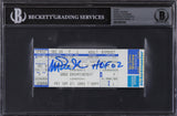 Magic Johnson HOF 02 Signed HOF Induction Ticket Stub Auto 10! BAS Slabbed 2