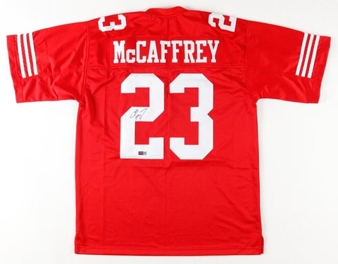 Christian McCaffrey Signed San Francisco 49ers Jersey (PIA) 2xPro Bowl Rnng Back