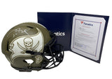 TOM BRADY Autographed Buccaneers STS Speed Authentic Helmet FANATICS