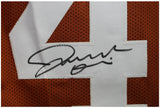 Joseph Ossai Autographed/Signed College Style Orange XL Jersey BAS 34697