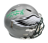 Dick Vermeil Signed Philadelphia Eagles Speed Authentic NFL Helmet - Insc