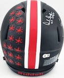 GRIFFIN, GEORGE & SMITH AUTOGRAPHED OHIO STATE FULL SIZE AUTH HELMET 230104