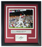 Shohei Ohtani Framed 8x10 Batting Angels Photo w/Laser Engraved Signature