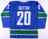 Brandon Sutter Signed Canucks Jersey (Beckett COA) Playing career 2008-present