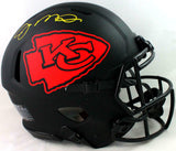 Joe Montana Signed Chiefs F/S Eclipse Authentic Helmet - Beckett W Auth *Yellow