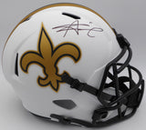 Alvin Kamara Autographed Lunar Eclipse Full Size Helmet Saints Beckett 1W403055