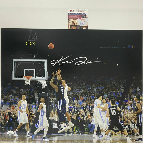 Autographed/Signed KRIS JENKINS The Shot Villanova 2016 16x20 Photo JSA COA Auto