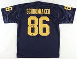 Luke Schoonmaker Signed Michigan Wolverines Jersey (Beckett) Dallas Cowboys T.E.