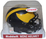 Kwity Paye Autographed Michigan Wolverines Speed Mini Helmet Beckett 37334