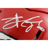 Travis Kelce Autographed Kansas City Chiefs SpeedFlex Helmet Beckett 49085