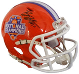 Ben Boulware Signed Clemson Tigers 2016 National Champions Mini Speed Helmet