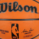 Horace Grant Signed Basketball "4xNBA Champ" (OKAuthentics) Bulls, Magic, Lakers