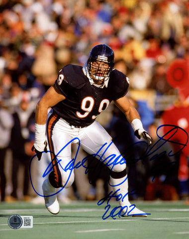 Dan Hampton Autographed Chicago Bears 8x10 Photo HOF Beckett 45623