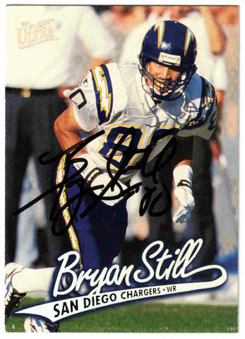 Bryan Still Autographed/Signed 1997 Fleer Ultra #4 Trading Card 46260