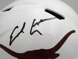 Earl Campbell Autographed White Full Size Helmet Texas Beckett QR #W743933