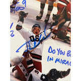 1980 USA Olympic Hockey Team Signed Miracle On Ice 16x20 Photo Beckett 48371