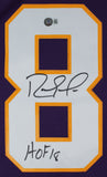 Vikings Randy Moss "HOF 18" Signed Purple Mitchell & Ness Jersey BAS Witnessed 2