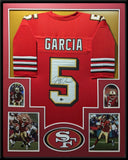 FRAMED SAN FRANCISCO 49ERS JEFF GARCIA AUTOGRAPHED SIGNED JERSEY BECKETT HOLO