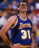 Kurt Rambis Signed Los Angeles Lakes Jersey (Beckett) 4xNBA Champ 82, 85, 87, 88