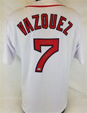 Christian Vazquez "Mini Yadi" Signed Boston Red Sox Jersey Hollywood Collectibls