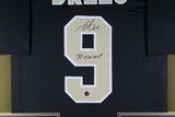 DREW BREES MVP (Saints black TOWER) Signed Autographed Framed Jersey Beckett