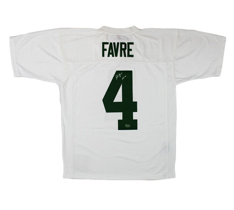 Brett Favre Signed Green Bay Packers Mitchell & Ness White Jersey