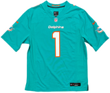 Tua Tagovailoa Miami Dolphins Signed Aqua Nike Game Jersey Fanatics Authentic