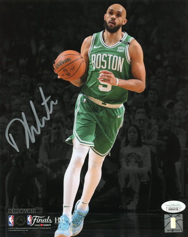 Derrick White Boston Celtics Signed NBA Finals Spotlight 8x10 Photo JSA