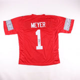 Urban Meyer Signed Ohio State Buckeyes Jersey (JSA) Coach 2014 National Champs