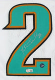 Fred Taylor Signed Jaguars White Jersey (Beckett) Jacksonville RB 1998-2008