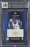 Timberwolves Kevin Garnett Signed 1996 SPX Gold #31 Card Auto 10! BAS Slabbed