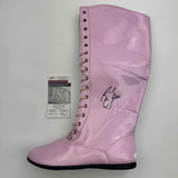 Autographed/Signed Ric Flair Pink WWE WWF Wrestling Boot/Shoe JSA COA Auto