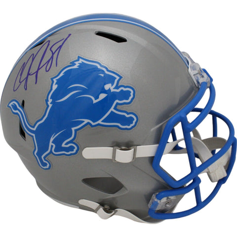 Calvin Johnson Autographed/Signed Detroit Lions F/S Helmet Beckett 47631